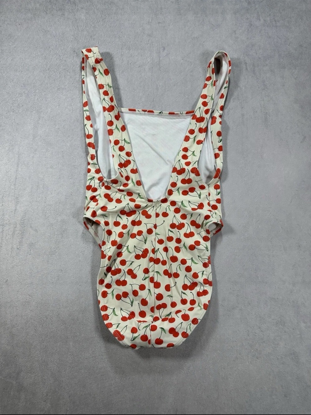 Good American Cherry Print One-Piece Swimsuit Small - Picture 6 of 7